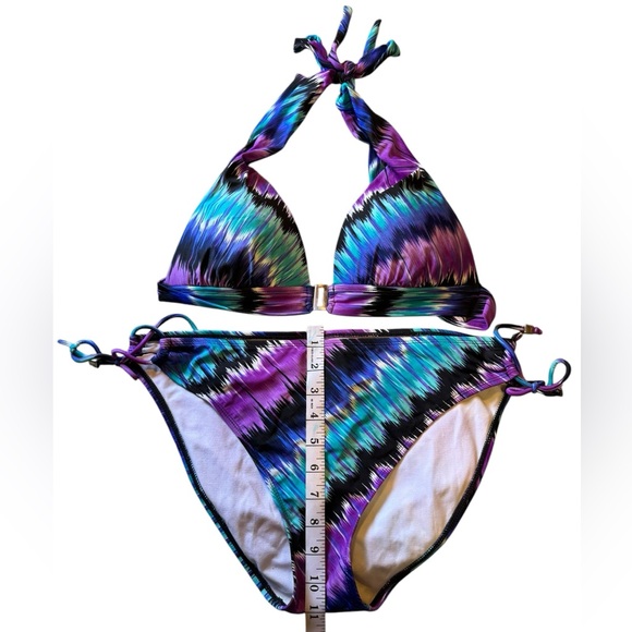 Blue and Purple Tye Dye Bikini - Picture 3 of 3